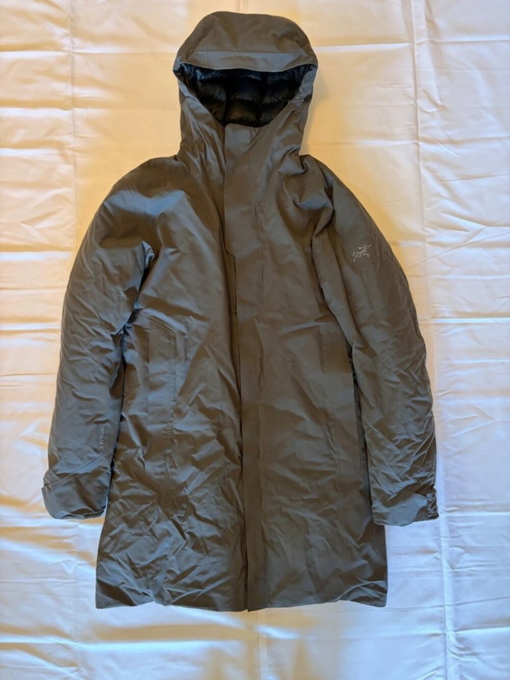 Arc'teryx Thorsen Parka Men's S Pilot Gray GORE-TEX Down Waterproof Discontinued